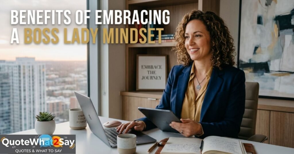 Benefits of Embracing a Boss Lady Mindset