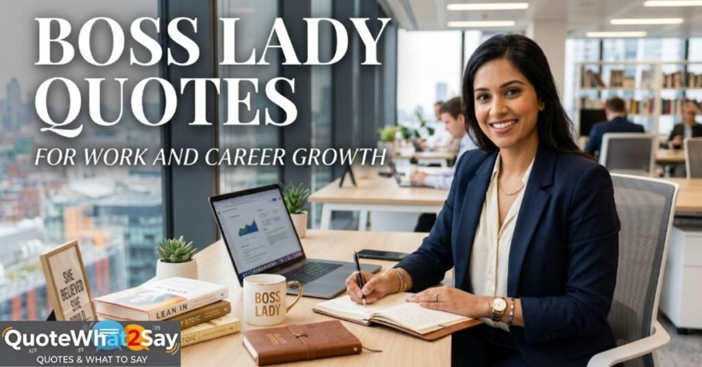 Boss Lady Quotes for Work and Career Growth