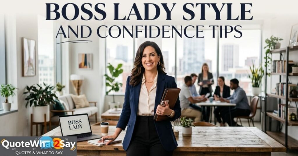 Boss Lady Style and Confidence Tips