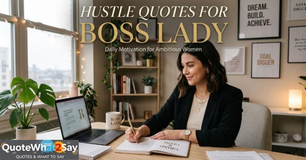 Hustle Quotes for Boss Lady