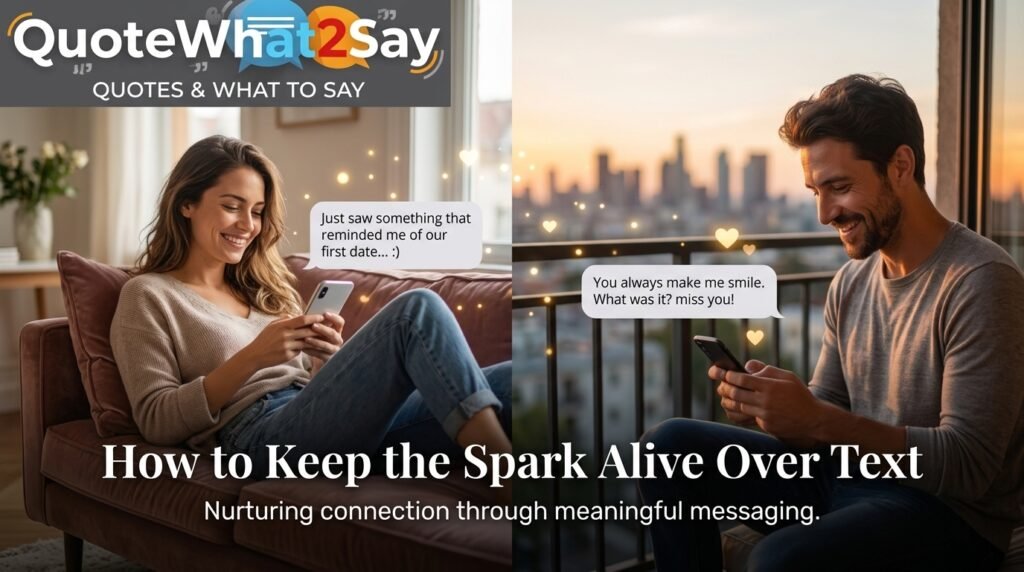 How to Keep the Spark Alive Over Text