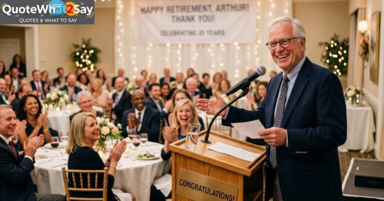 Retirement Speech By a Retiree: 10 Examples on What To Write and Say