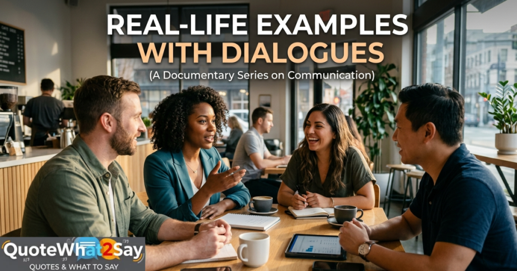 Real-Life Examples with Dialogues
