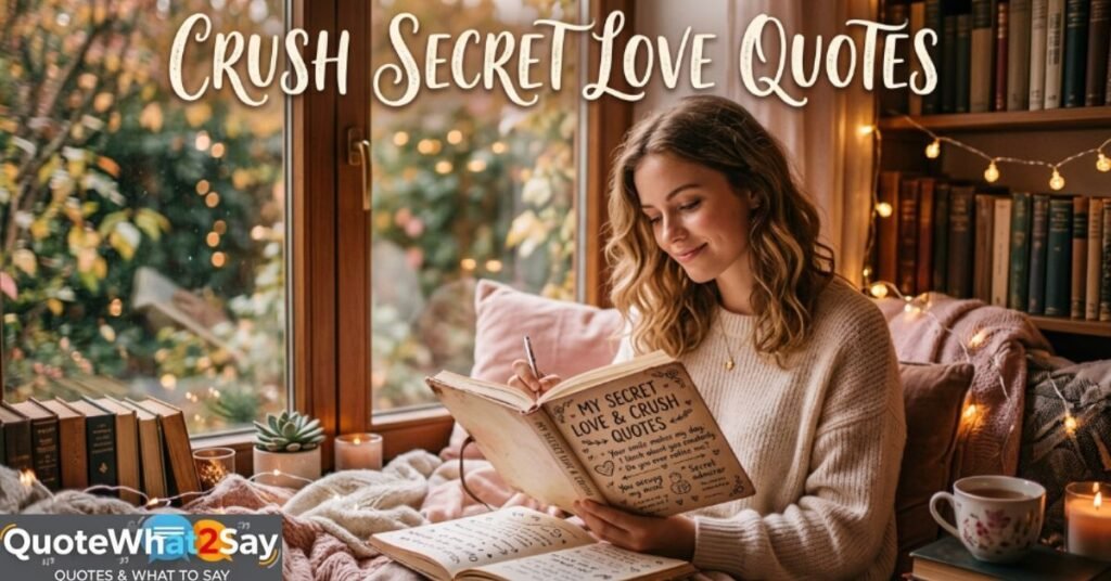 Crush Secret Love Quotes
