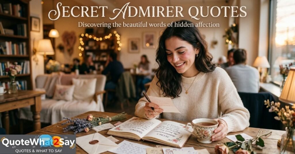 Secret Admirer Quotes