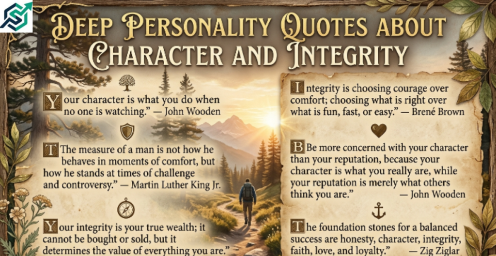 Deep Personality Quotes About Character and Integrity