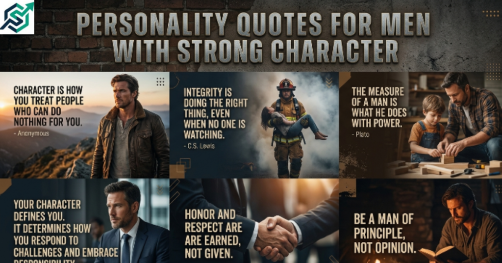 Personality Quotes for Men With Strong Character