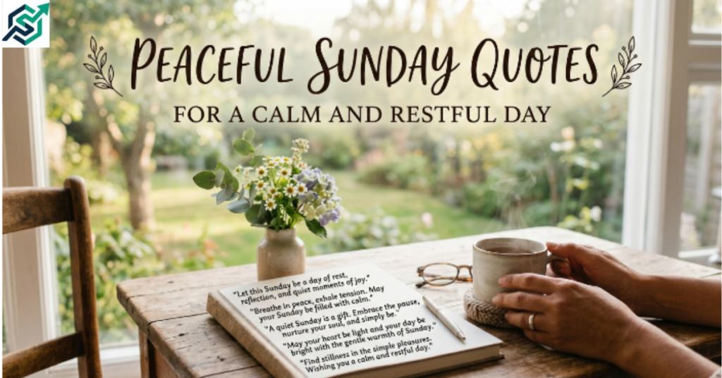 Peaceful Sunday Quotes for a Calm and Restful Day