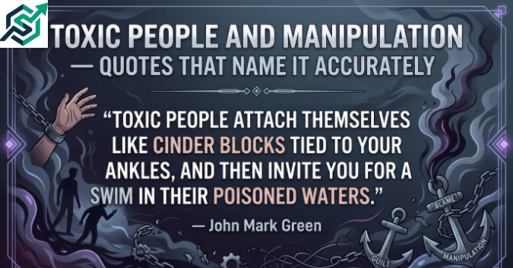 Toxic People and Manipulation — Quotes That Name It Accurately