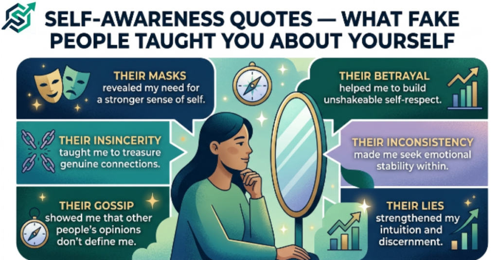 Self-Awareness Quotes — What Fake People Taught You About Yourself