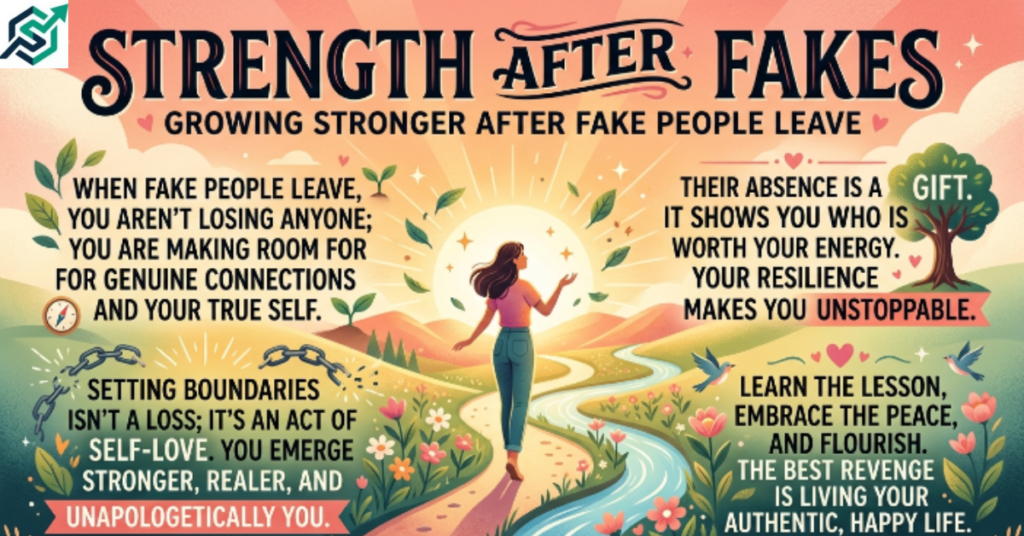 Quotes About Growing Stronger After Fake People Leave