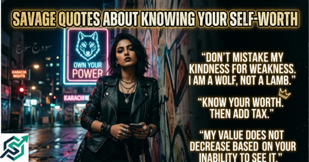 Savage Quotes About Knowing Your Self-Worth