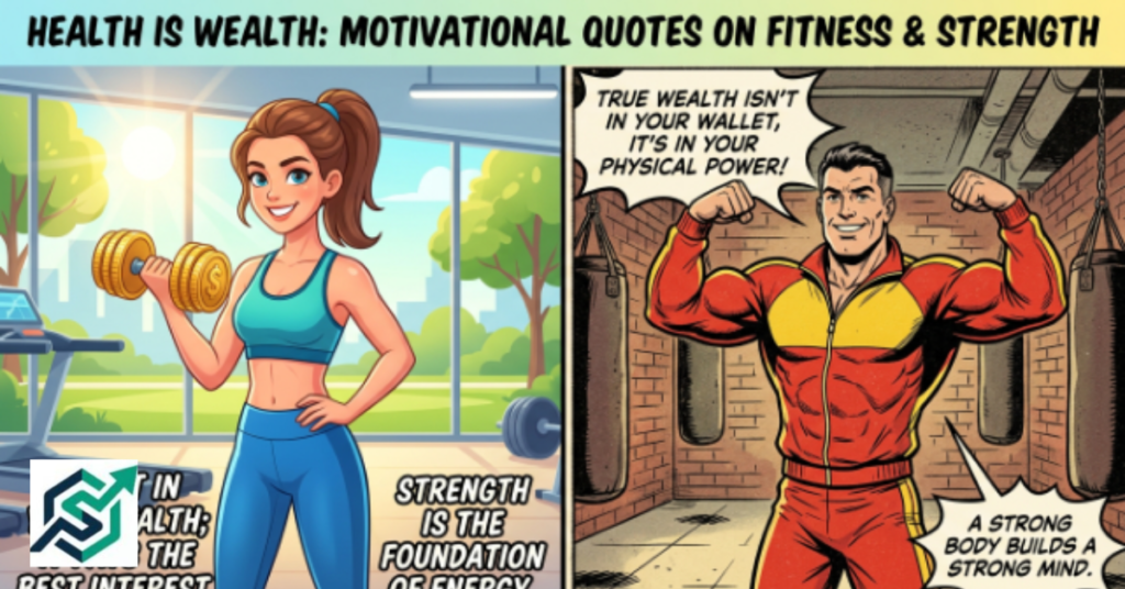 Motivational Health Is Wealth Quotes About Fitness and Physical Strength