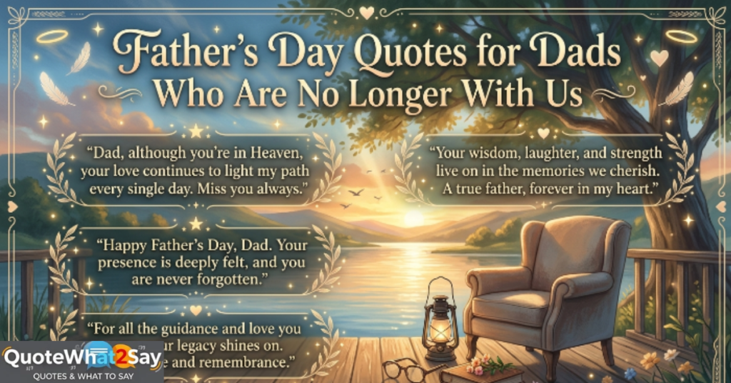 Father's Day Quotes for Dads Who Are No Longer With Us