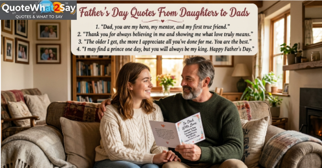 Father's Day Quotes From Daughters to Dads