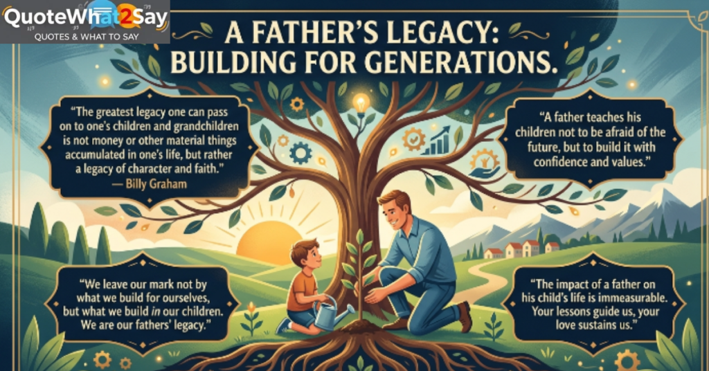 Inspirational Father's Day Quotes About a Father's Legacy