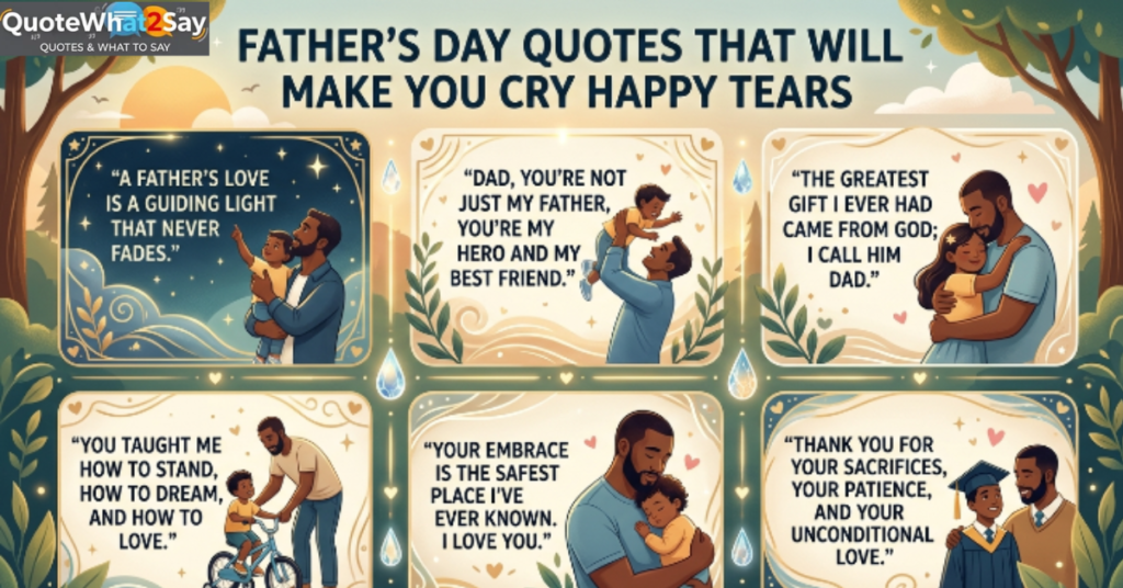 Father's Day Quotes That Will Make You Cry Happy Tears
