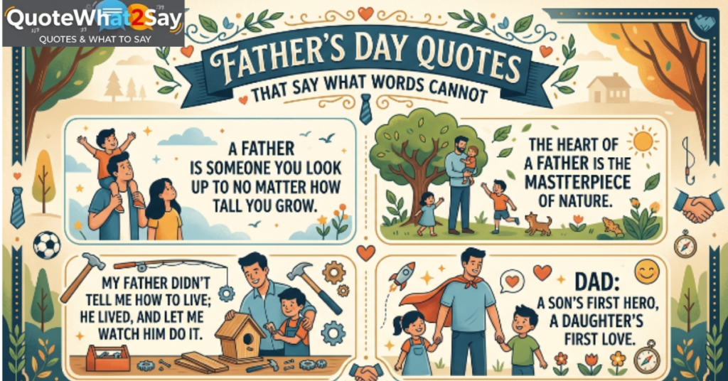 Father's Day Quotes That Say What Words Cannot