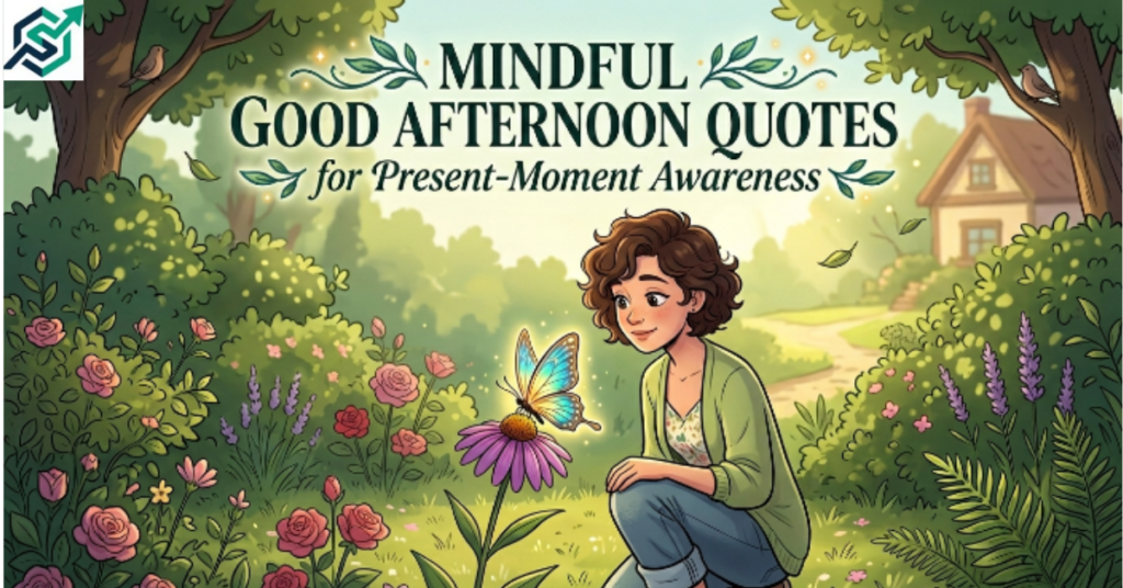 Mindful Good Afternoon Quotes for Present-Moment Awareness