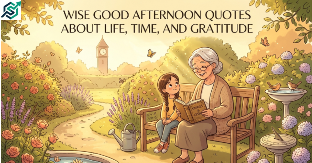 Wise Good Afternoon Quotes About Life, Time, and Gratitude