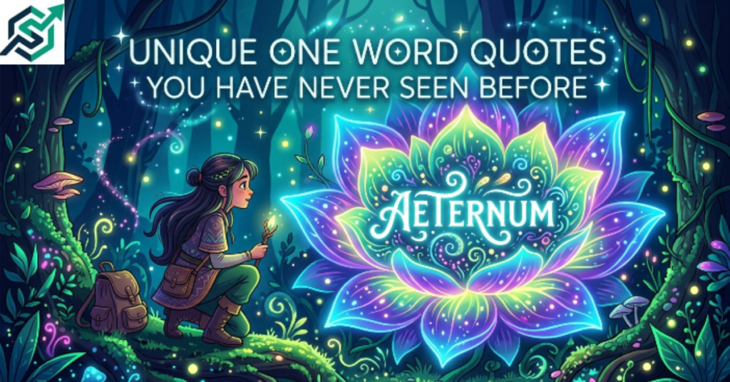 Unique One Word Quotes You Have Never Seen Before