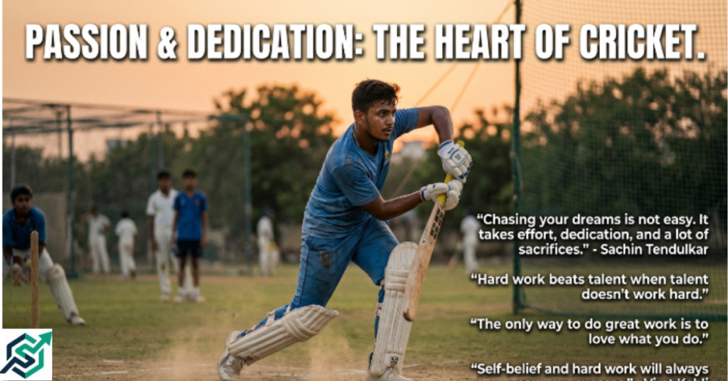 Motivational Cricket Quotes on Passion and Dedication