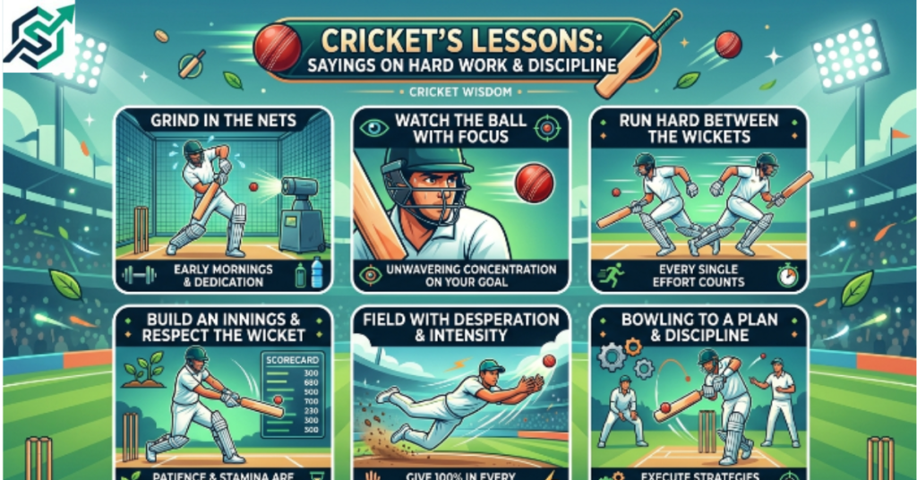 Cricket Sayings About Hard Work and Discipline