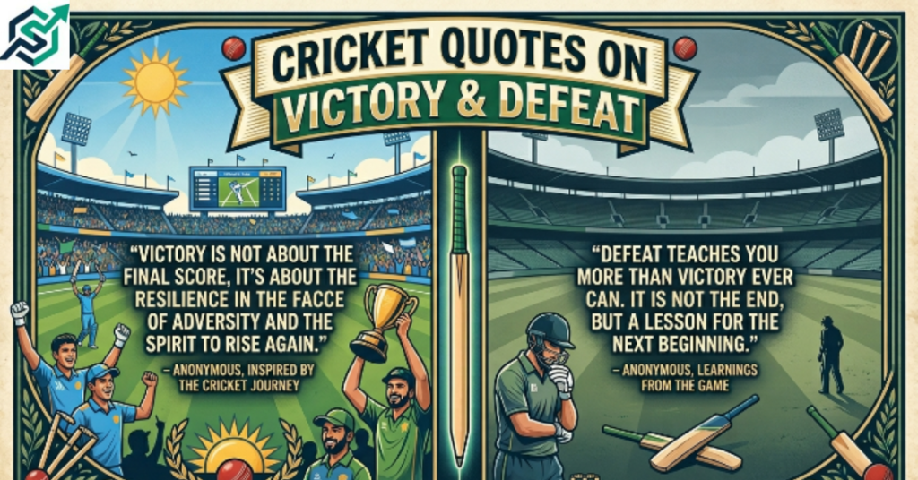 Cricket Quotes About Victory and Defeat