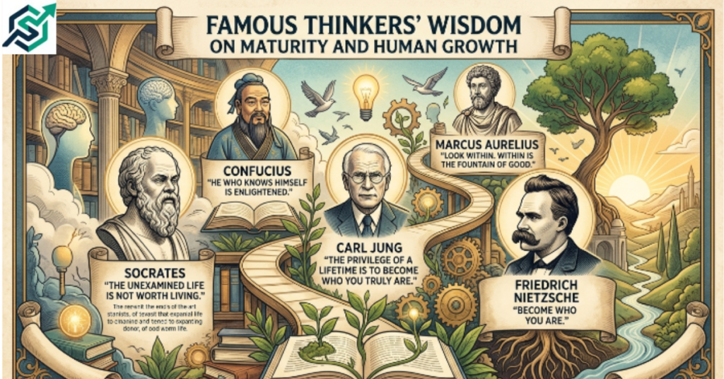 Famous Thinkers' Wisdom on Maturity and Human Growth