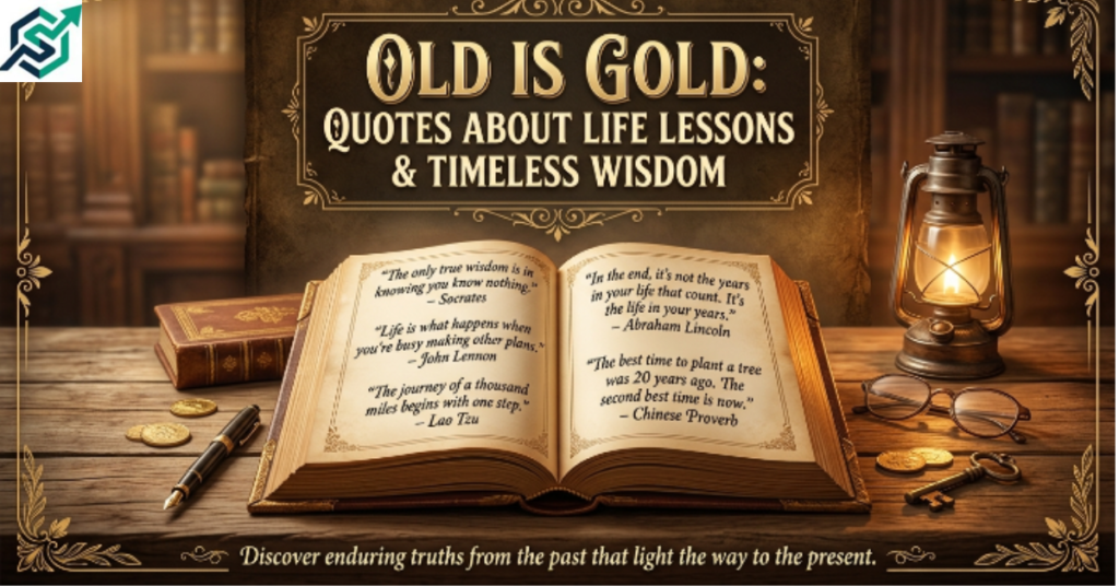 Old Is Gold Quotes About Life Lessons & Timeless Wisdom