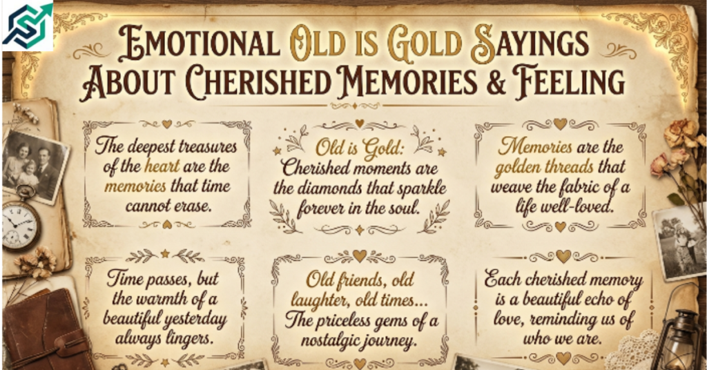 Emotional Old Is Gold Sayings About Cherished Memories & Feeling