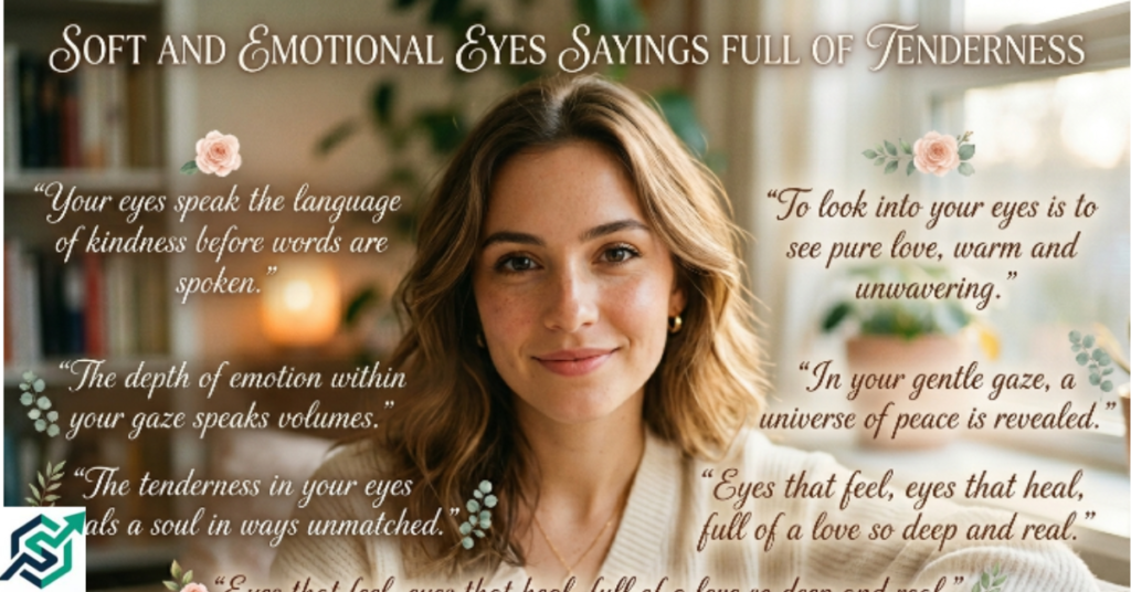 Soft and Emotional Eyes Sayings Full of Tenderness