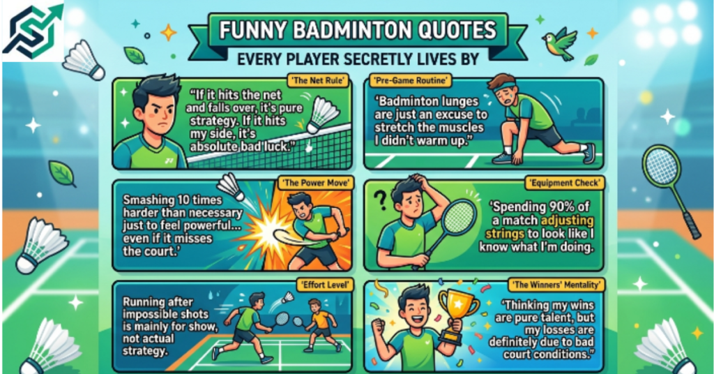 Funny Badminton Quotes Every Player Secretly Lives By