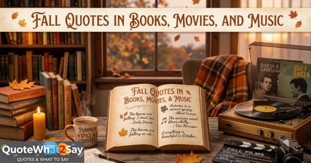 Fall Quotes in Books, Movies, and Music