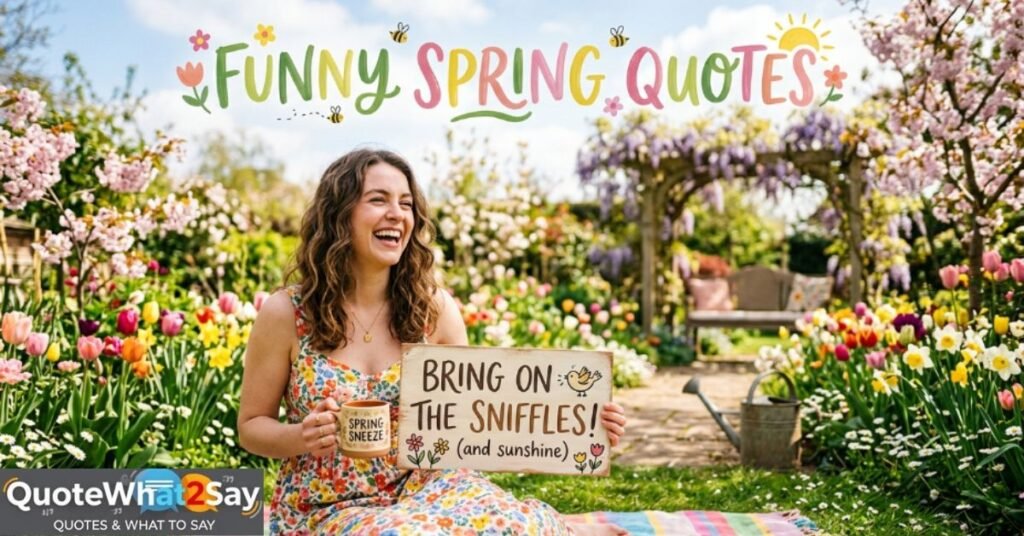 Funny Spring Quotes