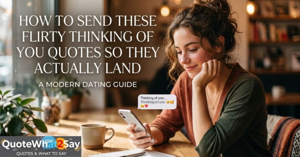 How to Send These Flirty Thinking of You Quotes So They Actually Land