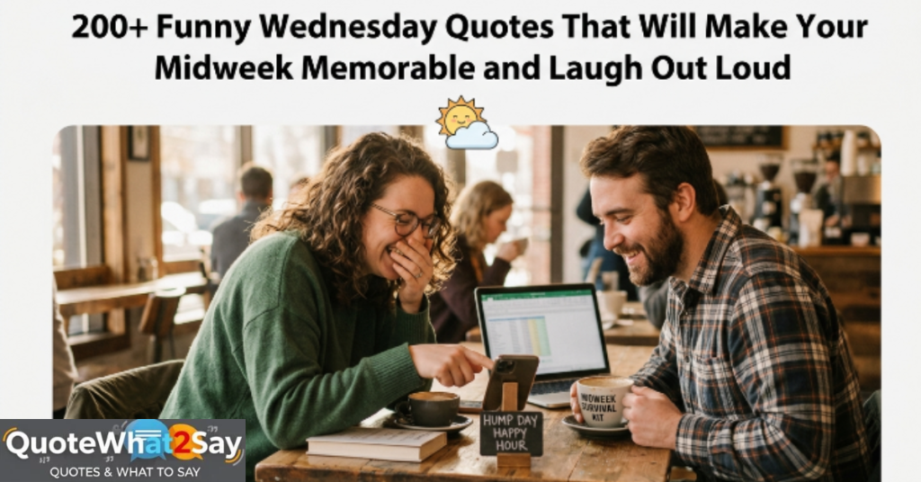 200+ Funny Wednesday Quotes That Will Make Your Midweek Memorable and Laugh Out Loud
