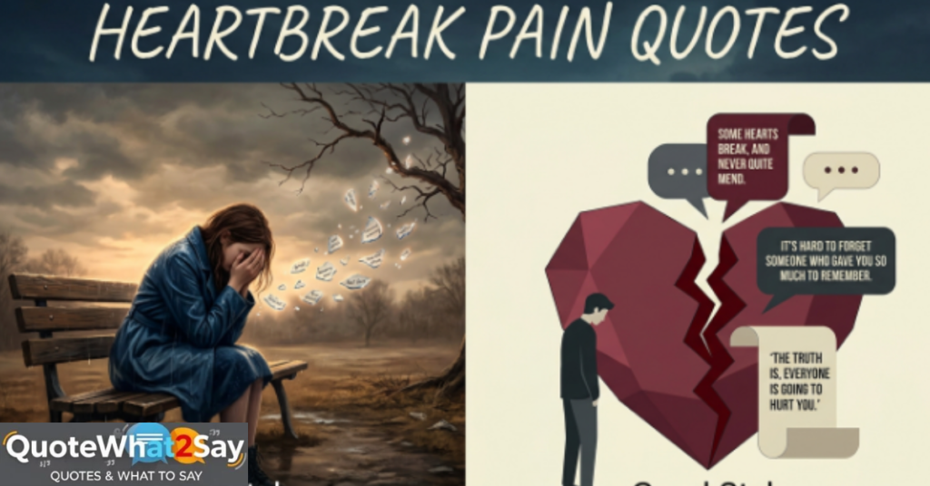 Heartbreak Pain Quotes