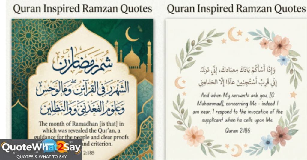 Quran Inspired Ramzan Quotes