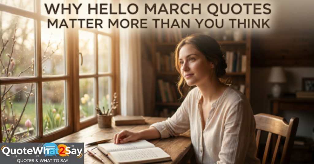 Why Hello March Quotes Matter More Than You Think