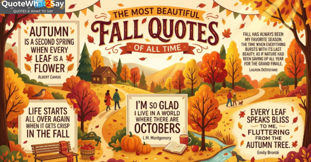 The Most Beautiful Fall Quotes of All Time