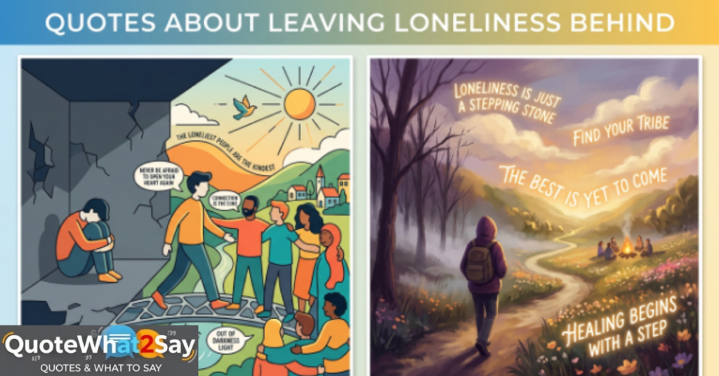 Quotes About Leaving Loneliness Behind