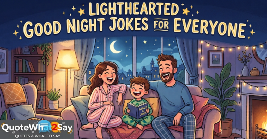 Lighthearted Good Night Jokes for Everyone