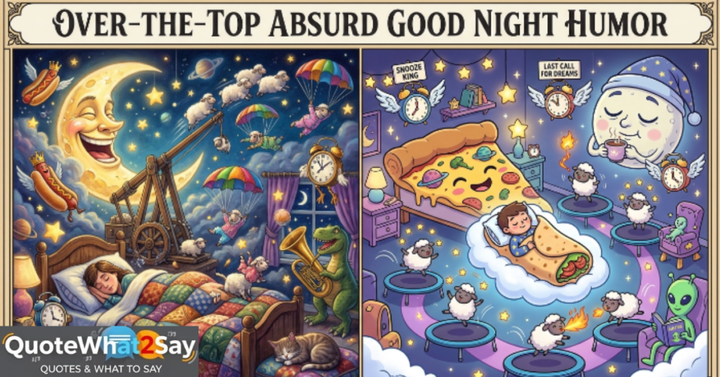 Over-the-Top Absurd Good Night Humor