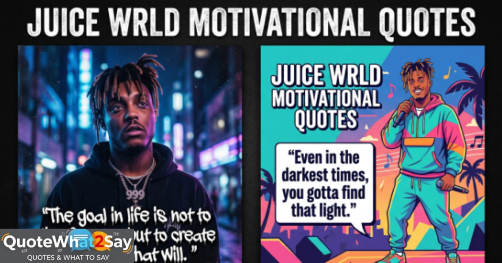 Juice WRLD Motivational Quotes
