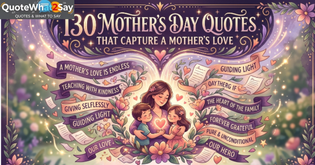 130 Mother's Day Quotes That Capture a Mother's Love