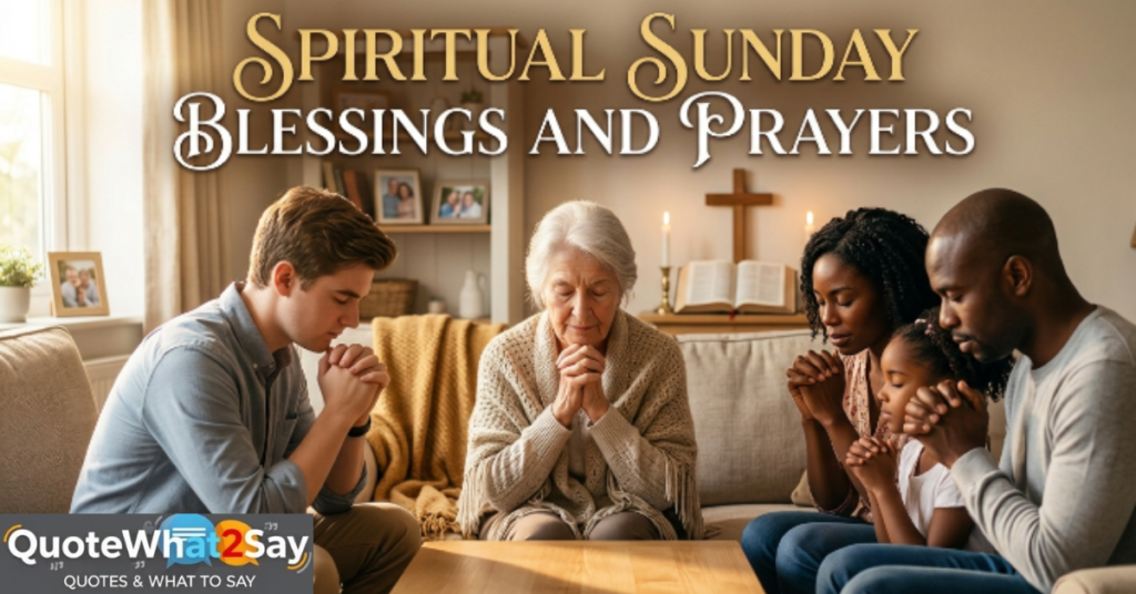 Spiritual Sunday Blessings and Prayers