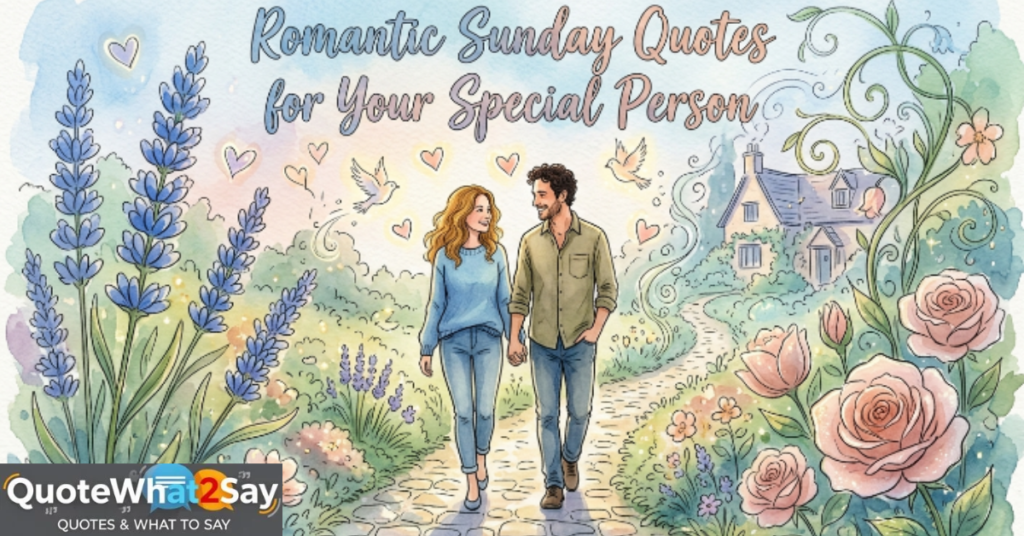 Romantic Sunday Quotes for Your Special Person