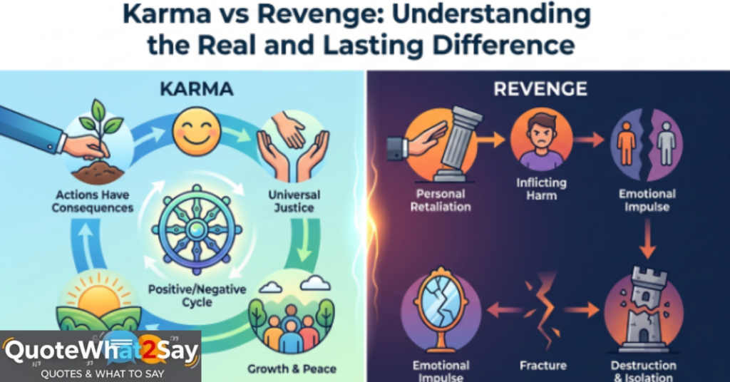 Karma vs Revenge: Understanding the Real and Lasting Difference