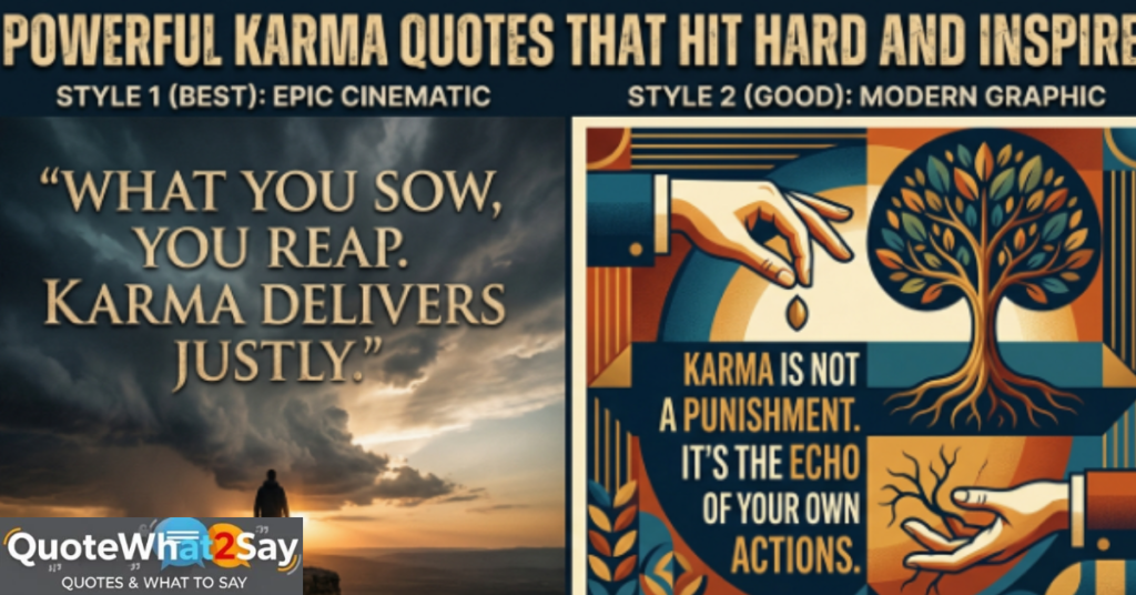 Powerful Karma Quotes That Hit Hard And Inspire